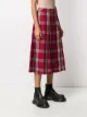 Mulberry Spencer tartan check skirt