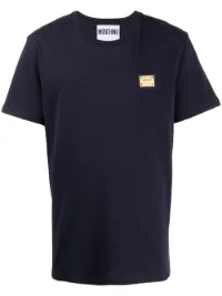 moschino plaque t shirt
