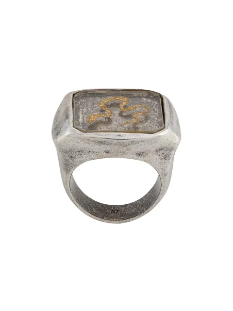 Goossens snake signet ring