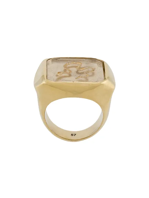 Goossens x Harumi Klossowska de Rola snake signet ring