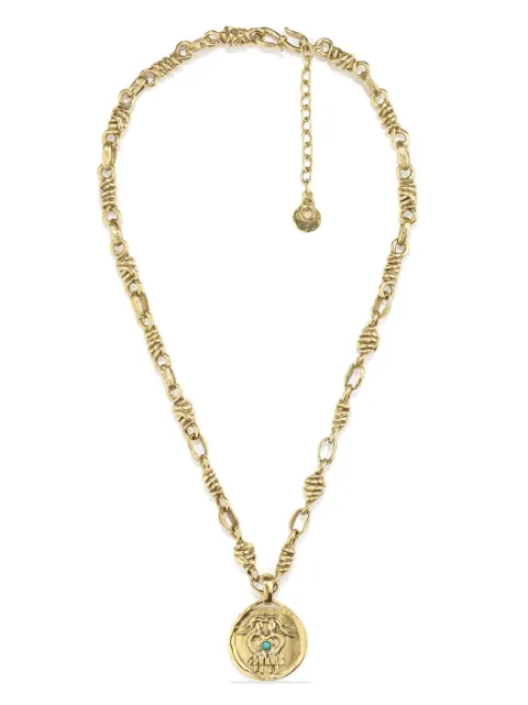 Goossens Talisman Gemini medal necklace