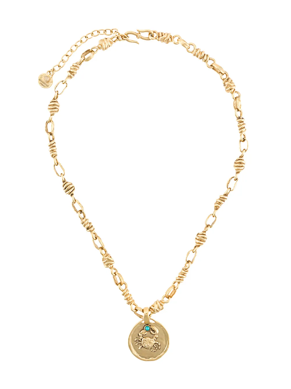 

Goossens Talisman Cancer medal necklace - Gold