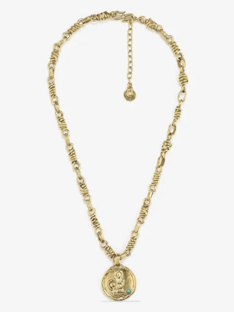 Goossens Talisman Aquarius medal necklace