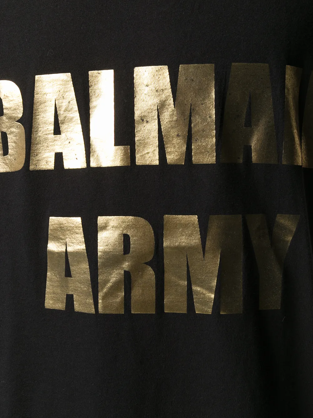 фото Balmain Pre-Owned футболка с надписью Balmain Army