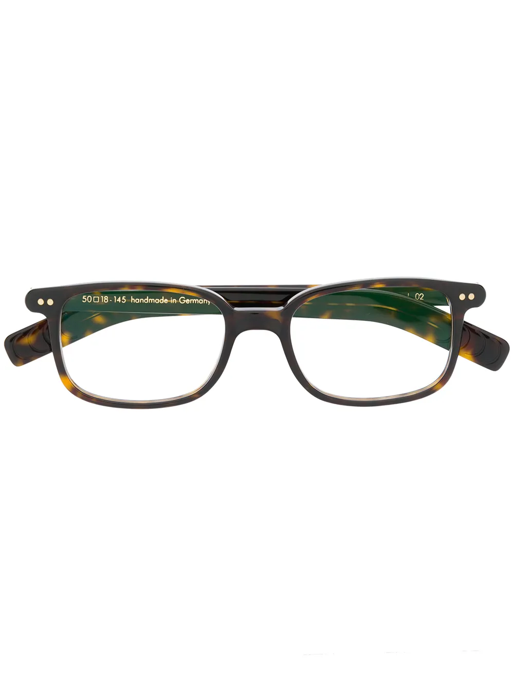 Lunor square-frame glasses