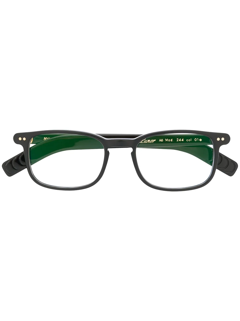 Lunor square-frame glasses