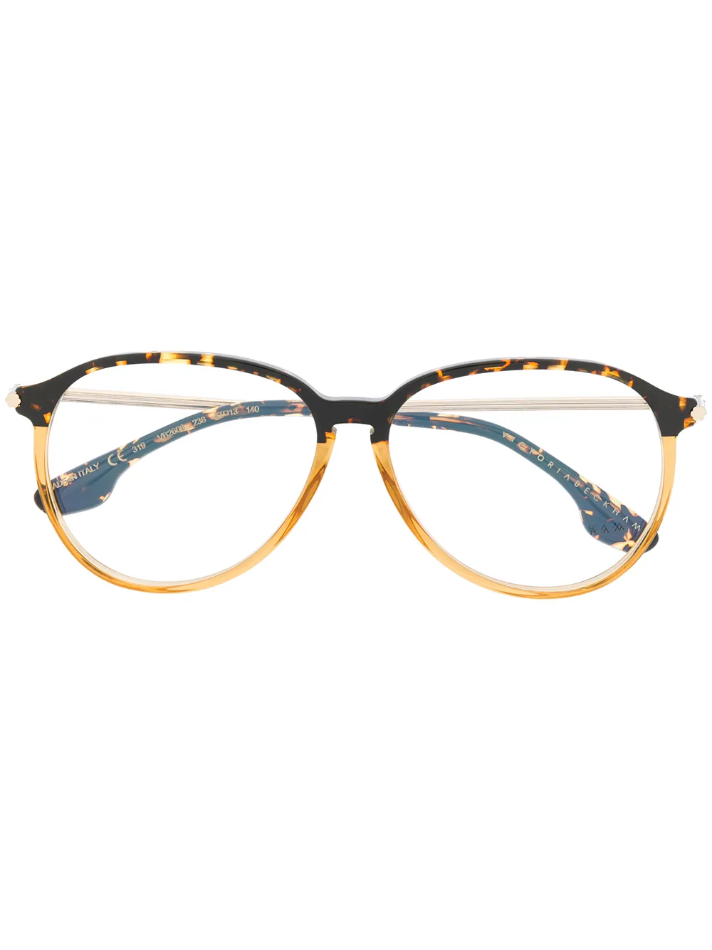 Victoria Beckham Eyewear tortoiseshell-effect glasses