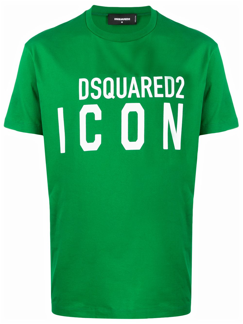 Shop Dsquared2 Icon Logo T-shirt In Green