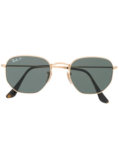 Ray-Ban lentes de sol con armazón hexagonal polarizados