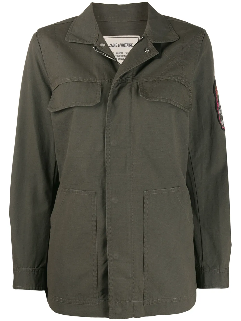 

Zadig&Voltaire Kayaka military blouse - Green