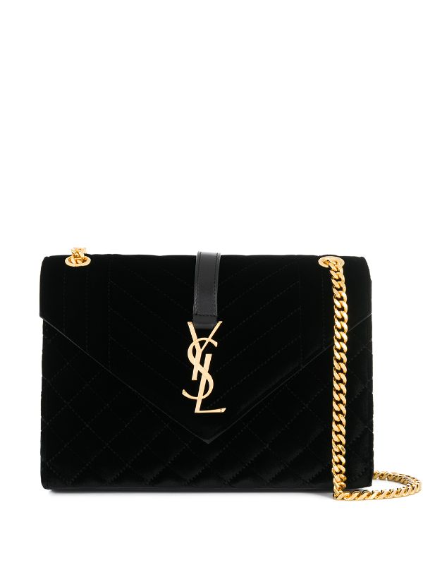 saint laurent monogram envelope shoulder bag