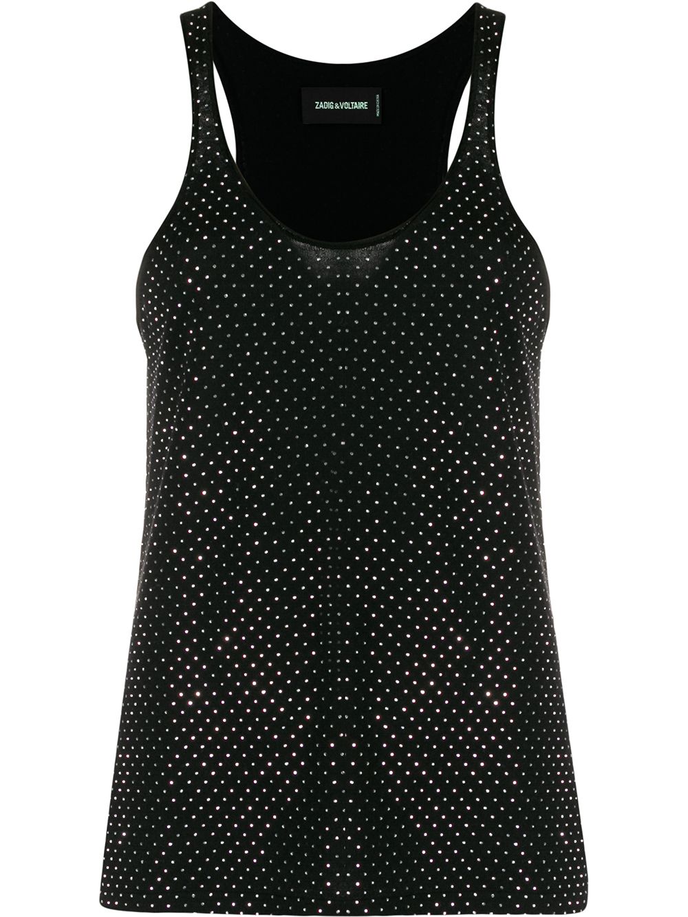 Shop Zadig & Voltaire Lee Studded Knit Vest In Black