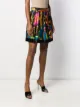 Versace プリント プリーツ スカート