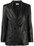 Zadig&Voltaire Visko double breasted blazer - Black