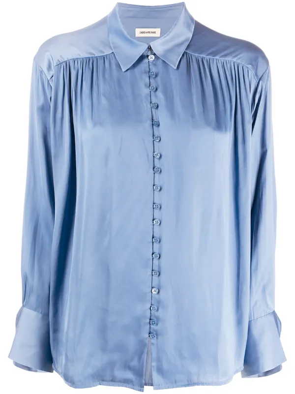 express satin blouse