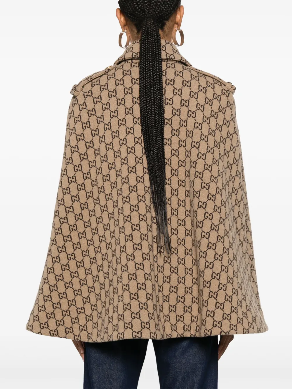 Gucci GG ケープ | ニュートラル | FARFETCH JP