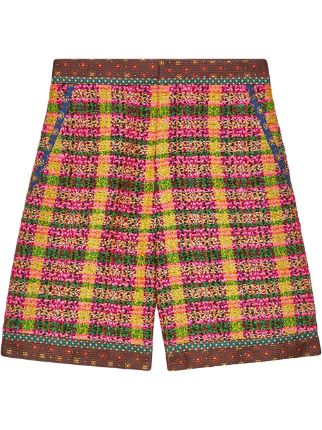 gucci tweed shorts