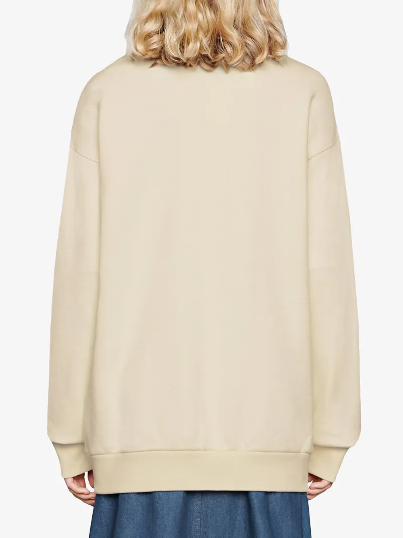 GUCCI logo printed sweatshirt