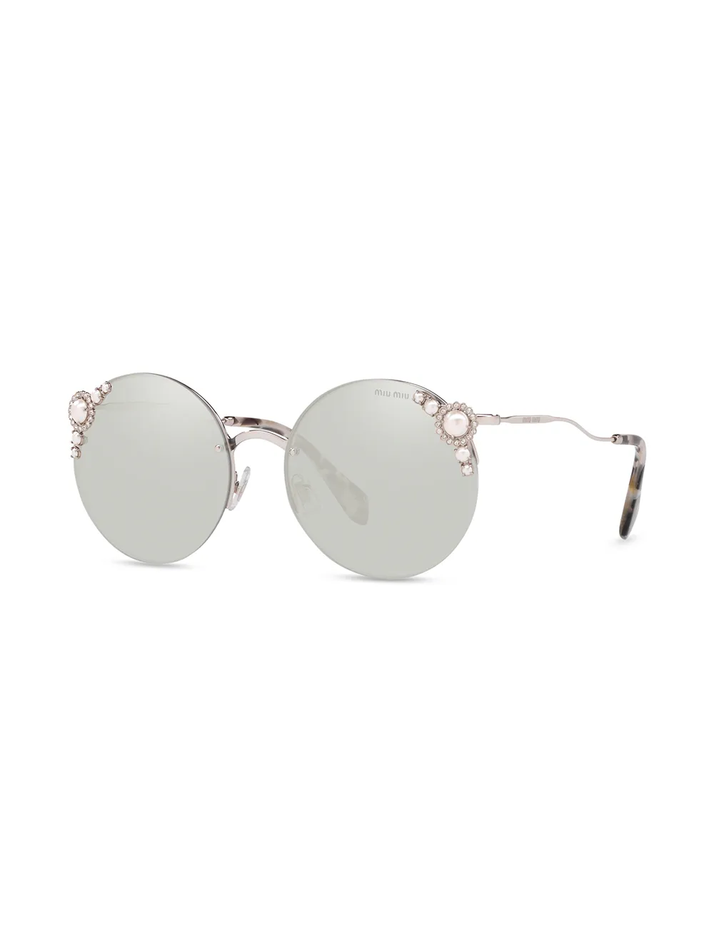 Miu miu manière eyewear with clearance pearls