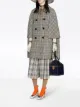 Image 2 of Gucci checkered double-breasted cape coat