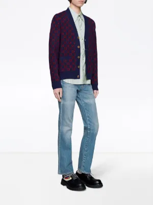 gucci monogram cardigan