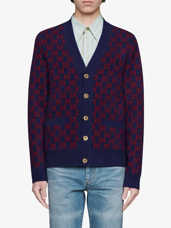 gucci monogram cardigan
