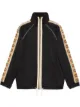 Image 1 of Gucci GG print trim zipped jacket