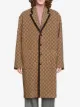 Gucci GG print single-breasted coat