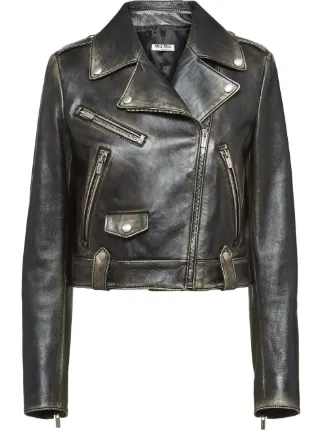 miu miu leather jacket