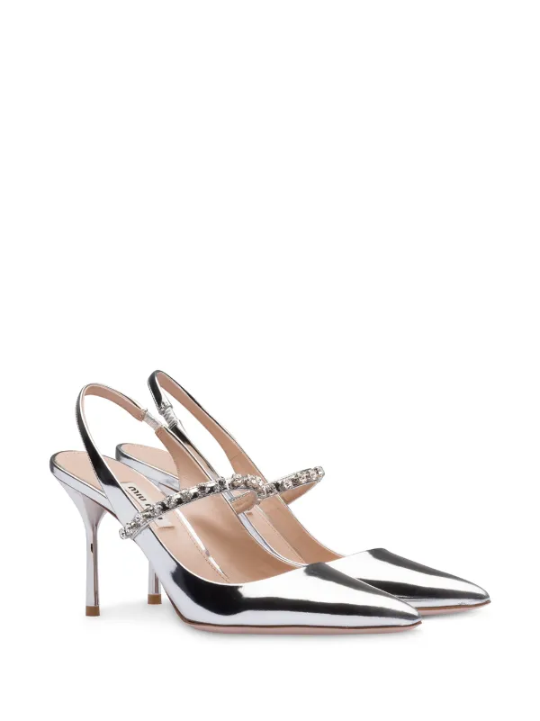 miu miu crystal pumps