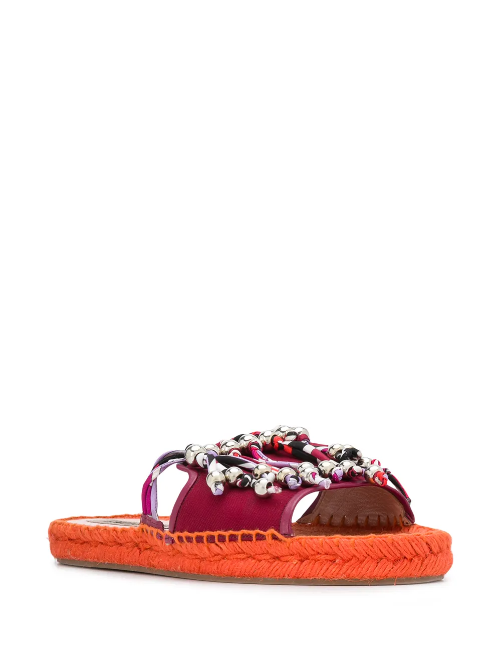 фото Emilio pucci босоножки с бахромой