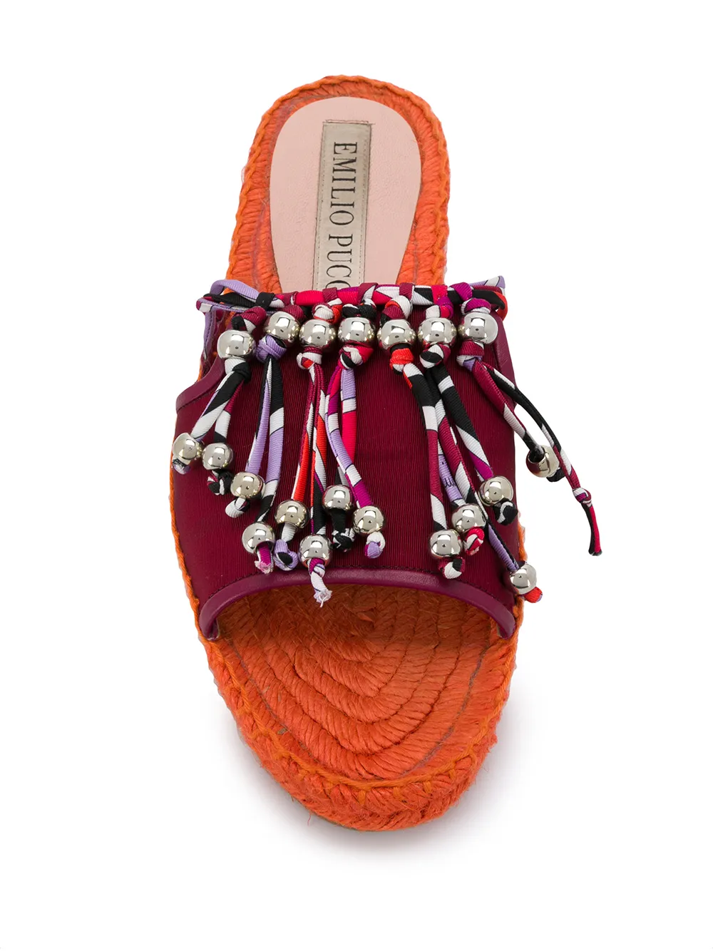 фото Emilio pucci босоножки с бахромой