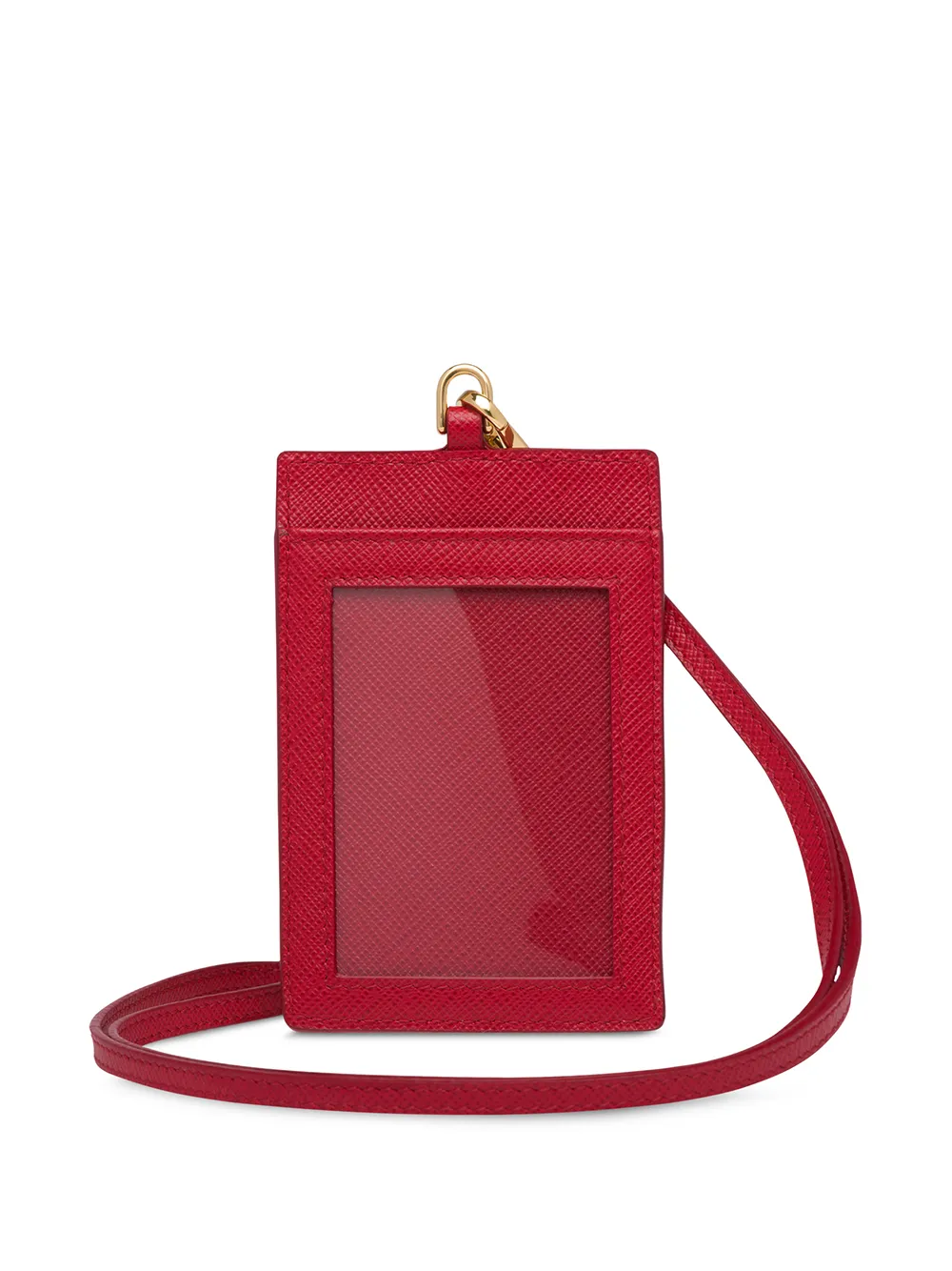 Prada Tas met logoplakkaat - Rood