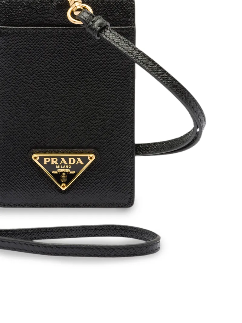 Prada Logo-plaque Mini Bag In Black