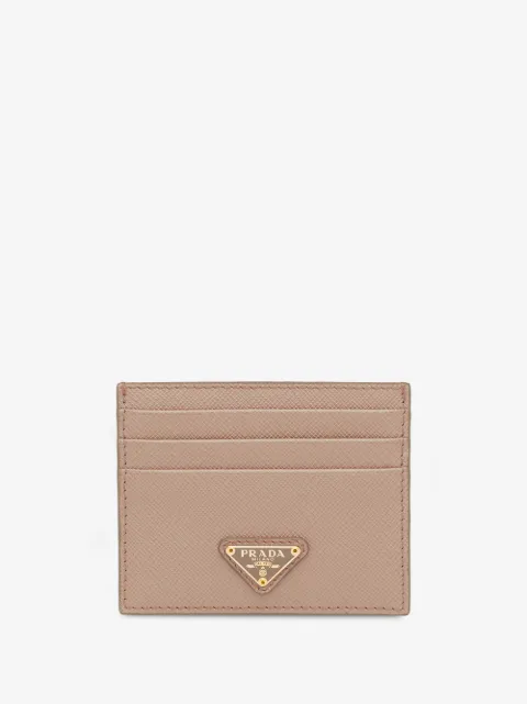 Prada logo-plaque wallet