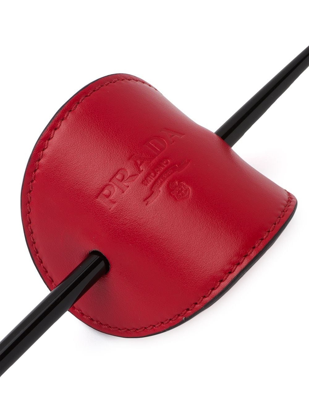 Prada Baret met logo - Rood