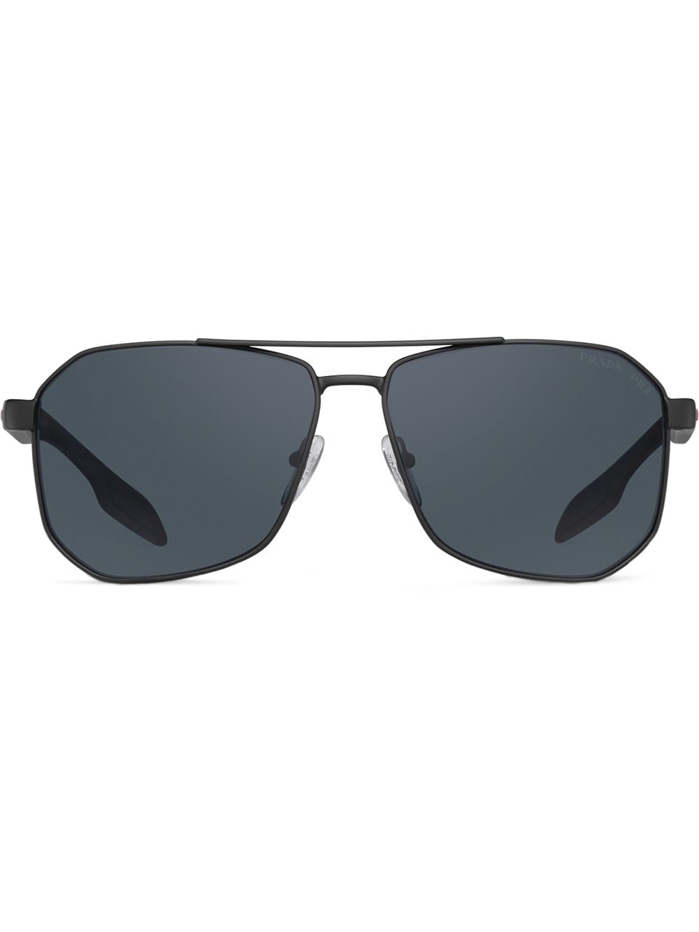 Prada Eyewear Linea Rossa pilot-frame sunglasses - Black