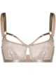 Image 1 of Bordelle bow detail sheer bra