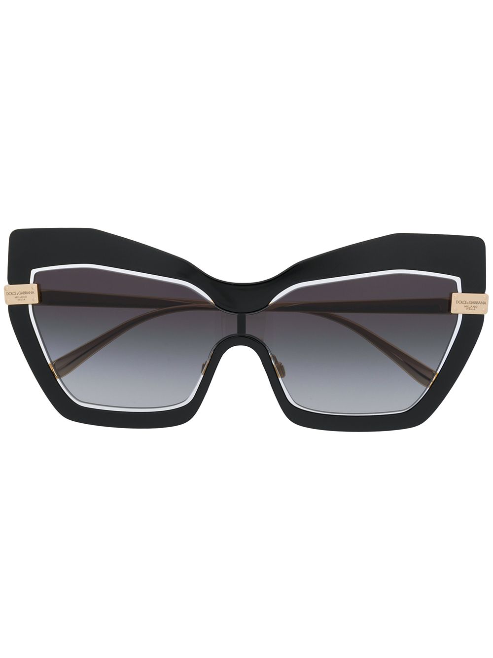 Dolce & Gabbana Dg2224 Cat-eye Sunglasses In Gold