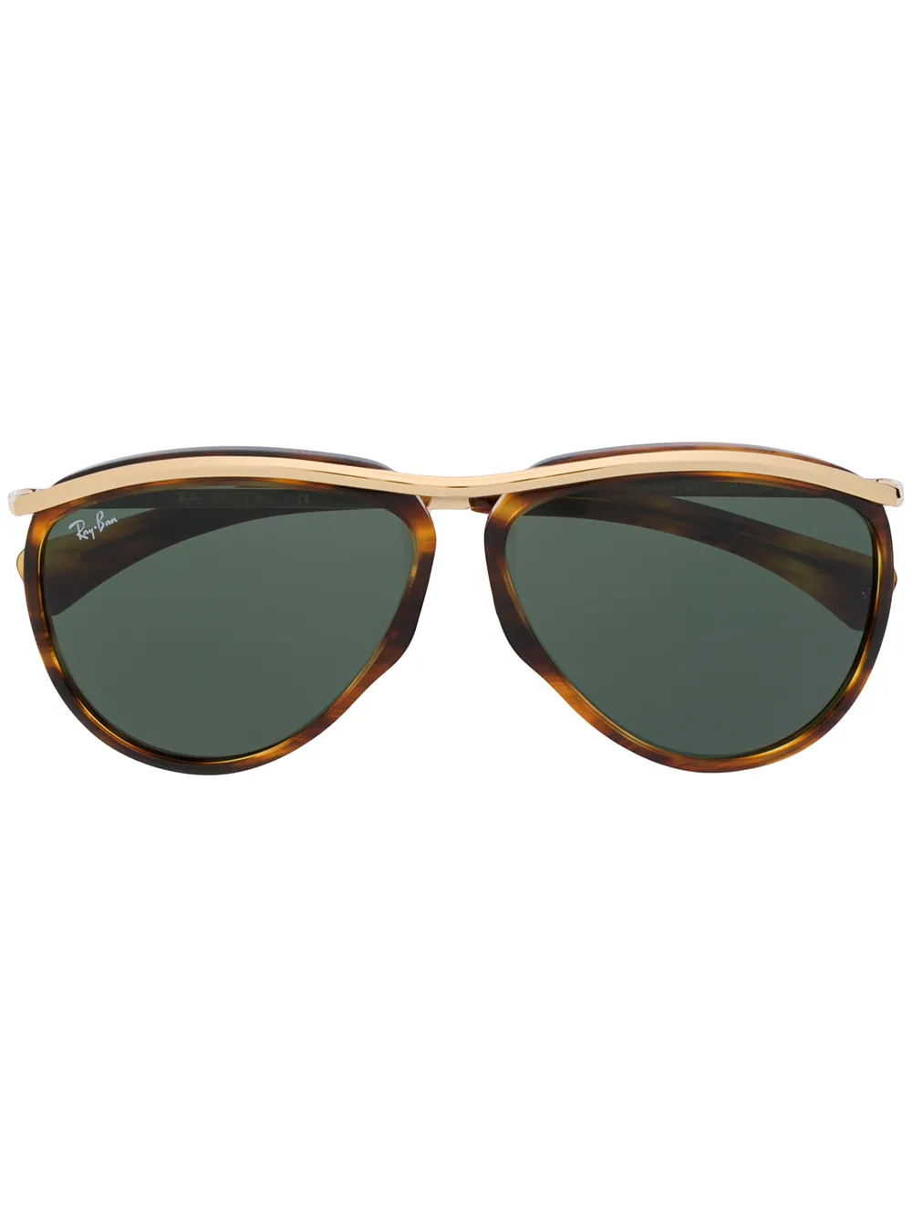 Ray-Ban Olympian zonnebril met piloten montuur Bruin