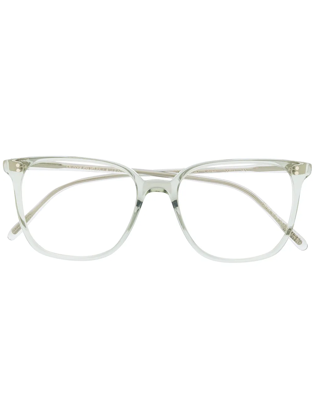 Oliver Peoples Round Framed Glasses In White