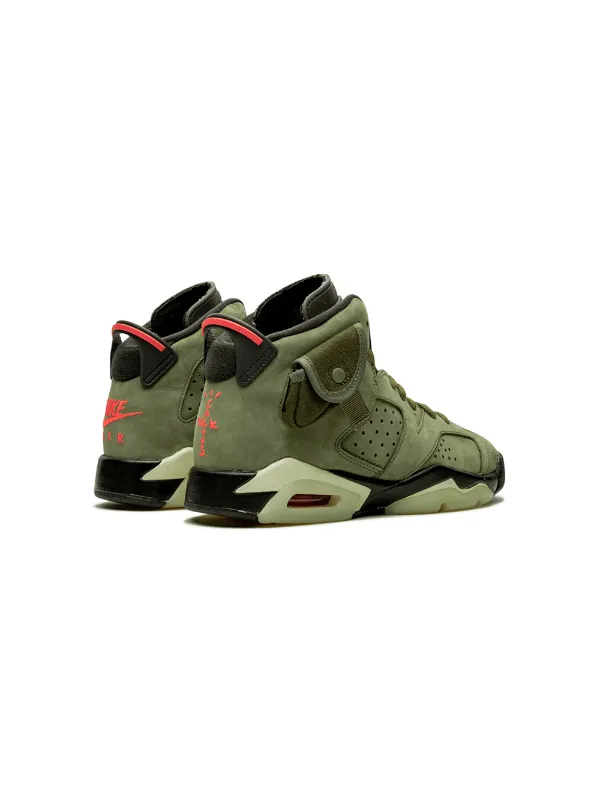 Nike Air Jordan 6 Retro Travis Scott Olive | Size 14