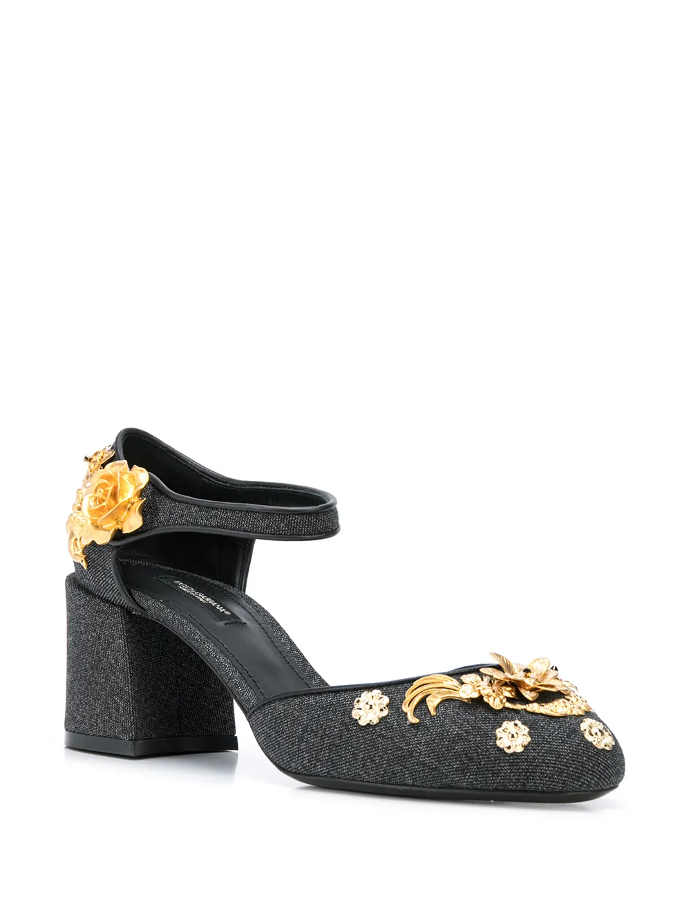 Dolce & Gabbana Vally pumps met enkelbandje Zwart