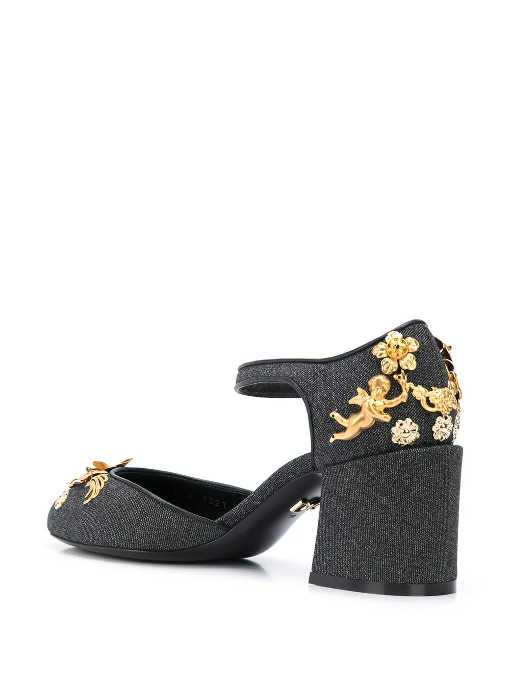 Dolce & Gabbana Vally pumps met enkelbandje Zwart