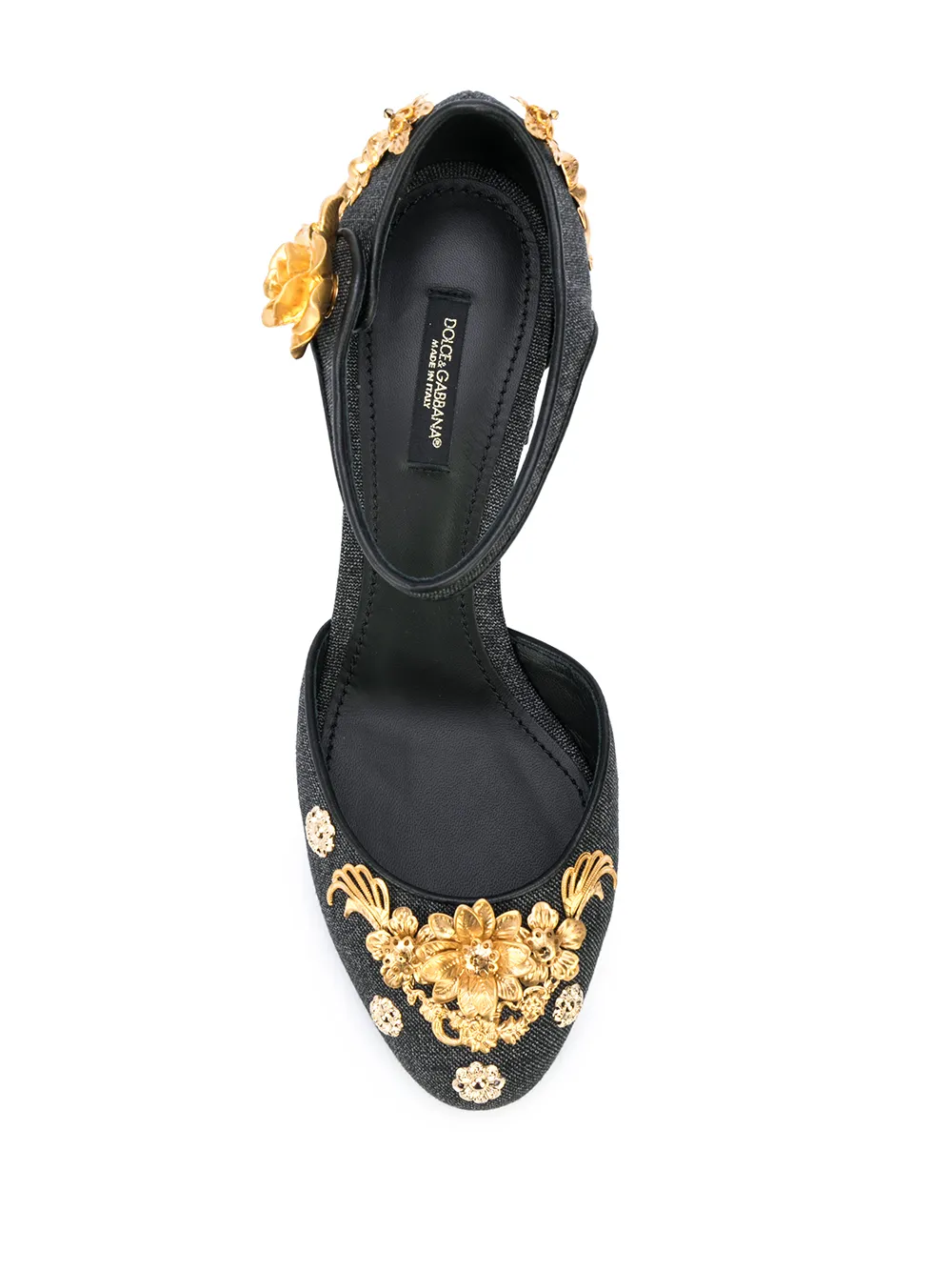 Dolce & Gabbana Vally pumps met enkelbandje Zwart