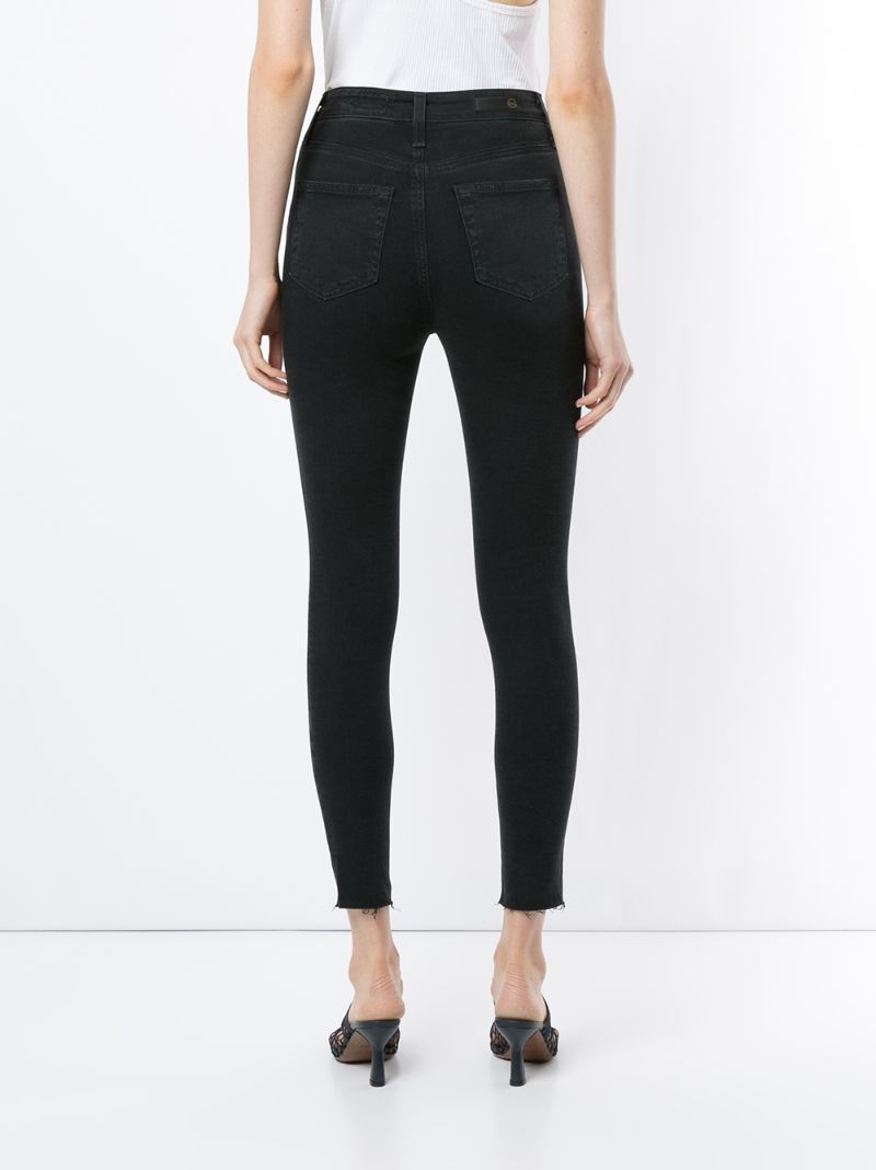 Shop Ag The Mila Skinny Jeans In Black