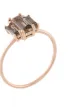 Natalie Marie 9kt rose gold Elara smokey quartz ring