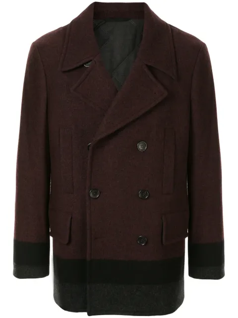 Cerruti 1881 معطف قصير بصفي أزرار