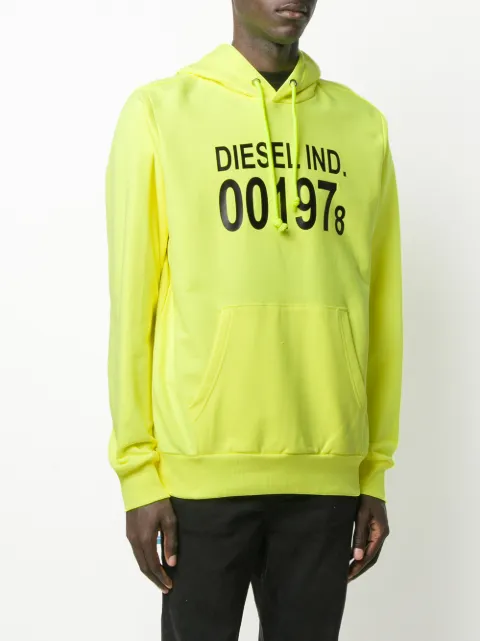 diesel hoodie neon