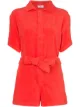 Image 1 of Terry. towelling tie-waist playsuit